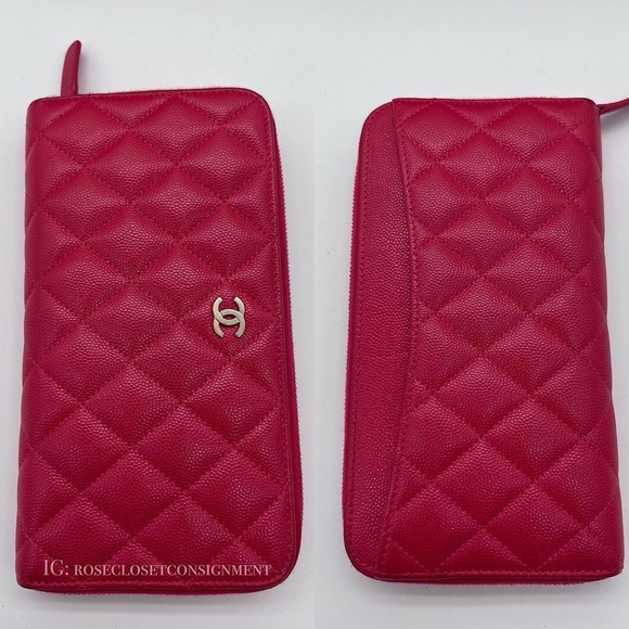 Authentic Chanel Classic caviar zippy long wallet - Picture 10 of 16